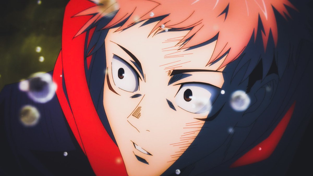 renccn's tweet photo. There's no denying that Yuji Itadori is one of the best protagonists in anime right now https://t.co/BtGYOLnfzK