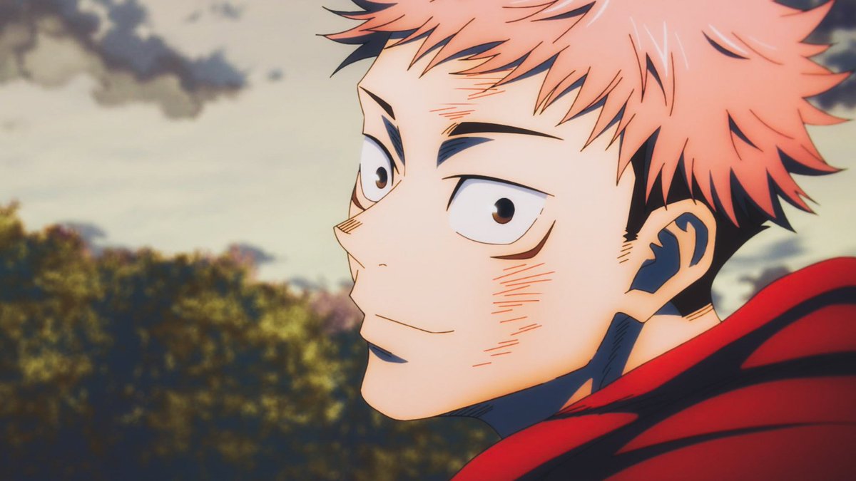 renccn's tweet photo. There's no denying that Yuji Itadori is one of the best protagonists in anime right now https://t.co/BtGYOLnfzK