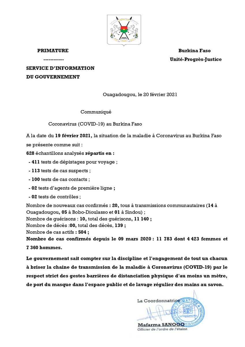 SIG Burkina Faso tweet media
