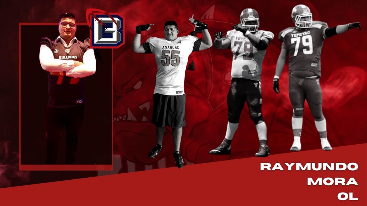 ¡Conoce a tus Bulldogs 🐶! 

En el 2018 Raymundo Mora (OL) ocupó el sitio 39 entre los mejores 100 jugadores de #LigaMayor: 

🔴 Comenzó a jugar hasta los 16 años en <a href="/UPIICSA/">IPN UPIICSA</a> 
⚫ Es adicto a los videojuegos 🎮
🔴 Su sueño es tocar el violín 🎻
⚫ Le gustan los temas políticos 🗣