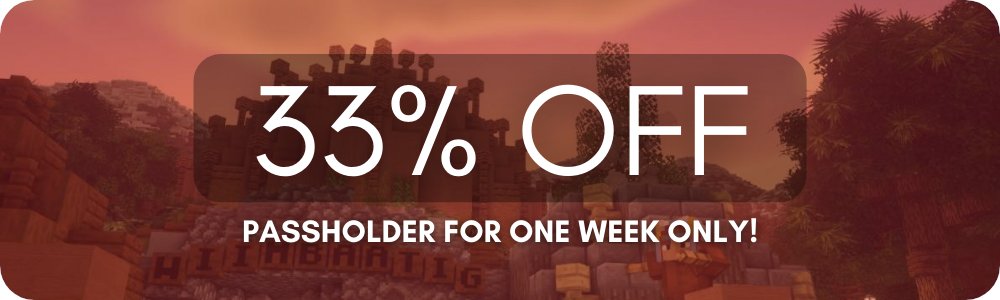 Kw6Craft's tweet photo. At long, long last, the Kw6Craft store is now open! 

There is currently 1 donor rank (Passholder) and 4 ingame tags (Pioneer, Camper, Hiker, Voodoo) available, along with an option for general donations.

Note: 100% of proceeds will go towards the server.
https://t.co/8IwQP3I7fi https://t.co/cgK9r4JVgX