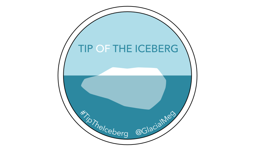 Thinking about printing some  #TipTheIceberg stickers! Anybody want one?