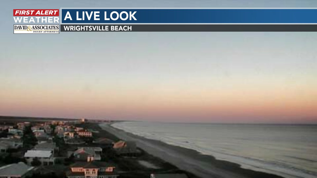 After a rough week it is a pretty scene at Wrightsville Beach from our First Alert Sky Cam on this Saturday evening. #WECTwx #ILMwx