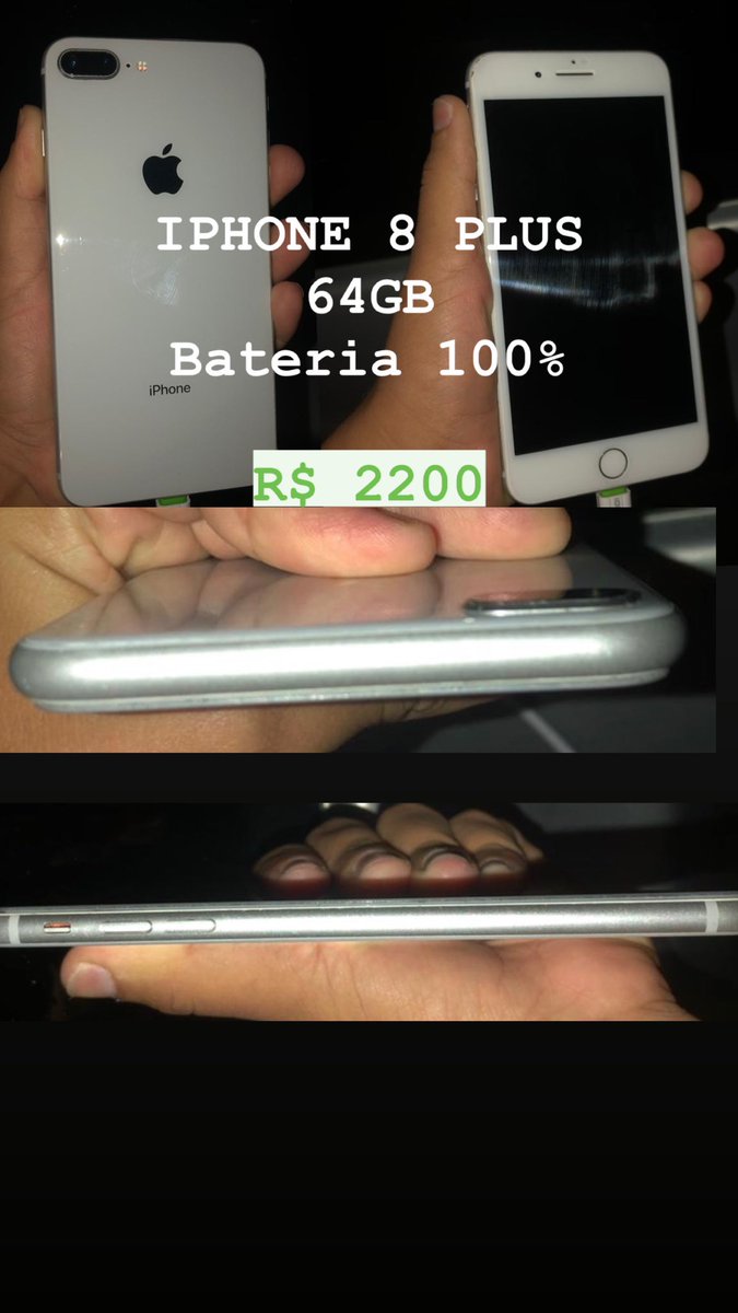 Vendendo IPHONE 8 plus 64GB 🔋100% + carregador !!!