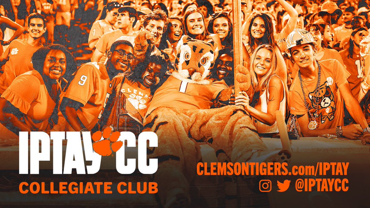 IPTAY CollegiateClub (@iptaycc) on Twitter photo Set 3 is underway for <a href="/ClemsonVB/">Clemson Volleyball 🏐</a>!
On #IPTAYDay, we want to thank the 8,000+ students who are Collegiate Club members!
Did you know that our IPTAYCC members raise over $200,000 for Clemson student-athletes each year? 😳
Not a member? Join now! bit.ly/3bjTgaY Set 3 is underway for <a href="/ClemsonVB/">Clemson Volleyball 🏐</a>!
On #IPTAYDay, we want to thank the 8,000+ students who are Collegiate Club members!
Did you know that our IPTAYCC members raise over $200,000 for Clemson student-athletes each year? 😳
Not a member? Join now! bit.ly/3bjTgaY