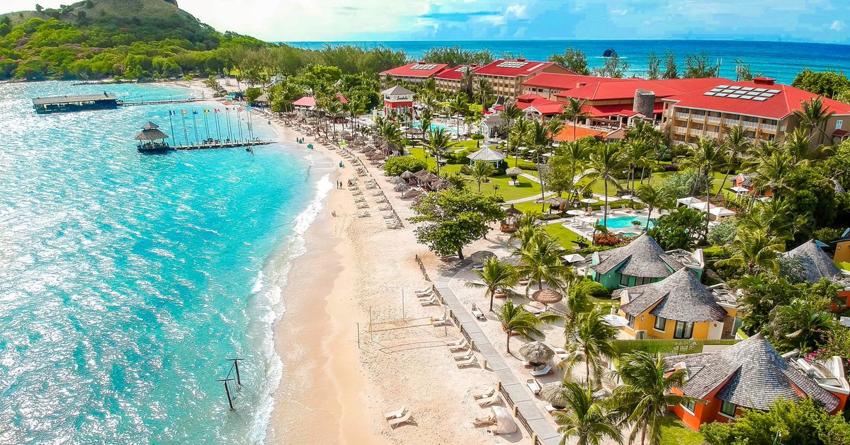 No its own peninsula on one of the most breathtaking islands in the world, Sandals Grande St. Lucian is the epitome of what a tropical luxury vacation looks like. Who else is dreaming of a sunny escape?

#travelonadream #SandalsGrandeStLucian #StLucia #ToaD #adventureawaits