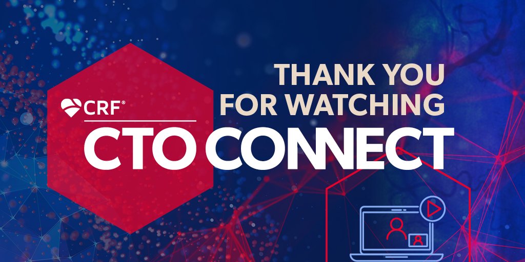 crfheart's tweet photo. Thank you for participating in #CTOConnect! We hope you enjoyed the opportunity to #LearnWithCRF at #CTO2021.
Missed a session? Watch on demand at https://t.co/PoJLzBvrFb
@jgranadacrf @esbrilakis @DKarmpaliotis @GreggWStone @ajaykirtane @DrBillLombardi @JWMoses @triciarawh https://t.co/EGmK98KUYt