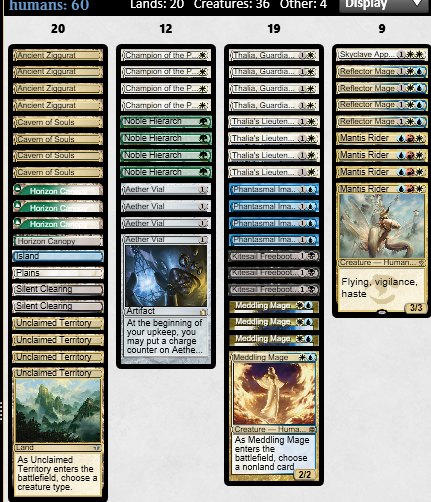 DebevoiseDrew's tweet photo. Finished 6-2 in the Modern Challenge with the same 75 I posted earlier this week. Good enough for 23rd . Missed Top 8 on breakers. Misclicked in Round 5 and kept a zero land hand which potentially cost me Top 8. Overall had a blast with the deck. https://t.co/rNXOOpjjkY