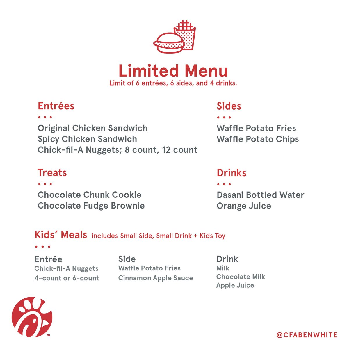 Chick-fil-A Ben White tweet media