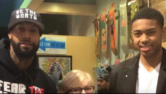Happy birthday 7 years ago I met James Johnson and Bruno Caboclo.   