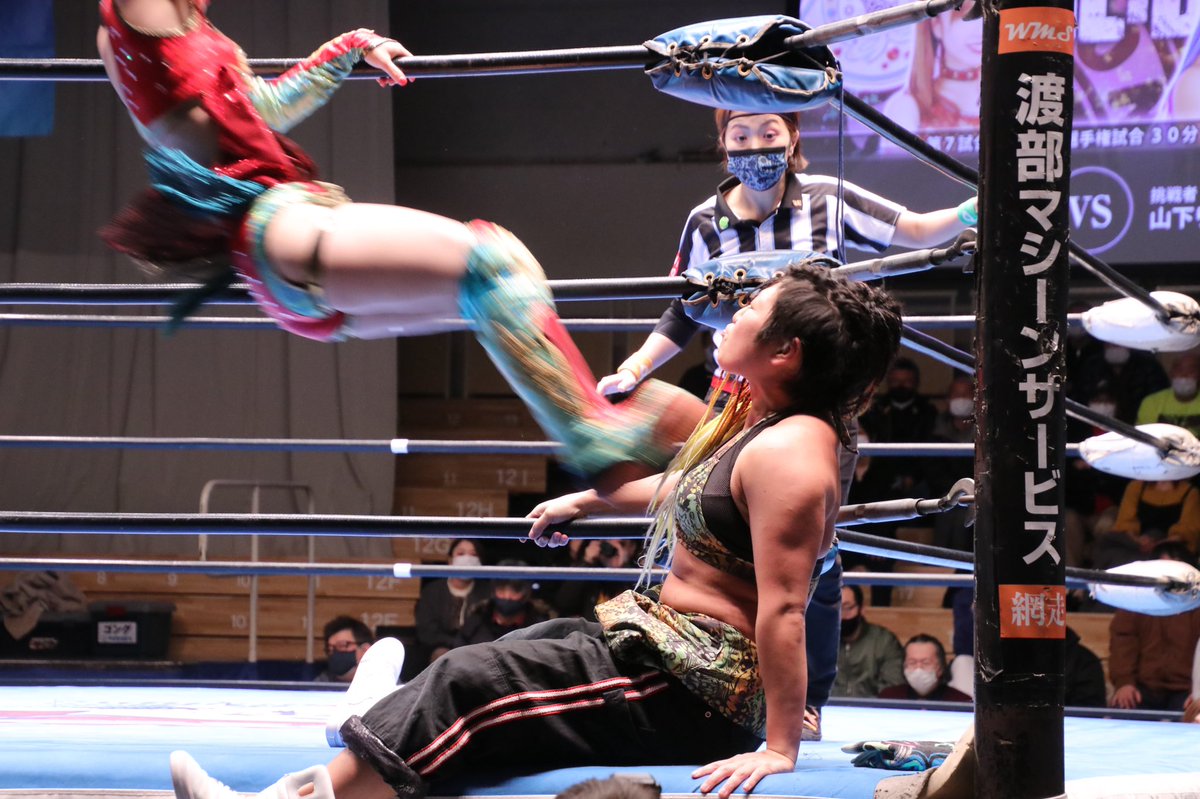 mame707000's tweet photo. 女子プロレスの...
山下りなを堪能できました！

#iceribbon #はっぴぃかめら
#藤本つかさ #山下りな https://t.co/mfXoxlFmch