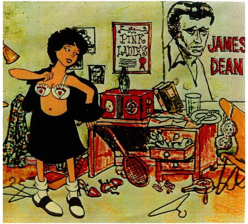 Some more (concept) art from that wonderful GREASE intro. It's the perfect intro sequence, isn't it: it draws you in, it sets the tone, and it's a piece of art onto itself.

(My tweeting is a little erratic these days because I'm in the middle of a few life changes.) 