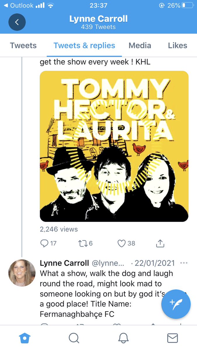 lynnemcfred's tweet photo. @rodneyedwards @Tommedian @hectorirl @lauritablewitt The name of this weeks episode fitting, was it my nomination 🤔 It’s a breath of fresh air, i walk and laugh out loud round the roads listening to it! Not a podcast about mental health but one for it #theMedicineoflaughter https://t.co/6A7gqMnOFI