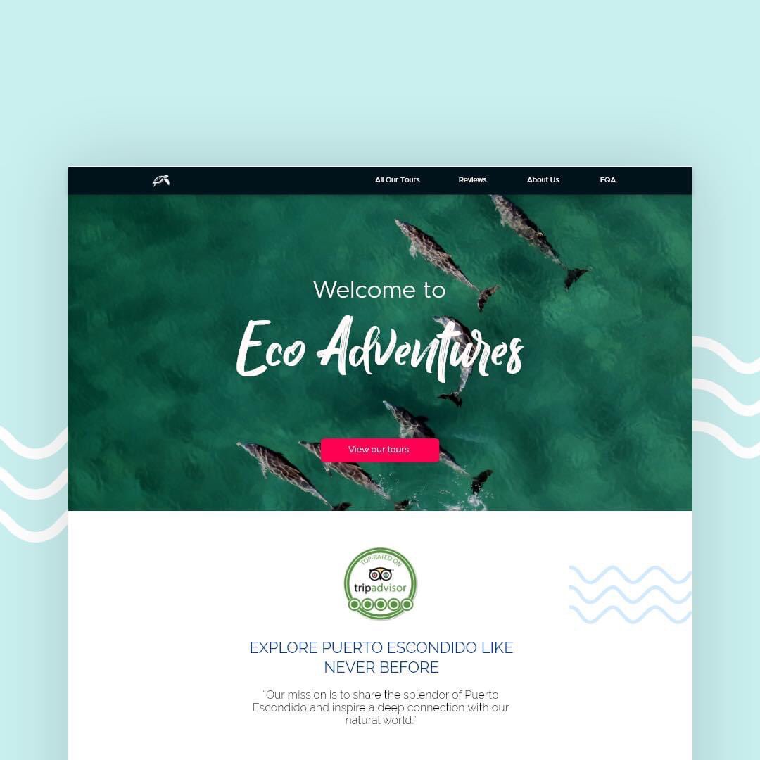 OneCampaignMx's tweet photo. Diseñamos el sitio web de Eco Adventures Puerto Escondido es un sitio optimizado en carga rápida y SEO, se trabajó en dos versiones en español e inglés.
⁣
Conoce más del sitio https://t.co/TcKQArDITM 📲
.⁣⁣
.⁣⁣
.⁣⁣
#CrezcamosJuntos #OneCampaign #MarketingDeResultados https://t.co/SozVRgus6q