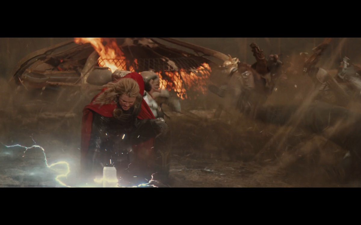 Remember that whole lesson from the 1st Thor movie about how heroes shouldn't enjoy going to war? Well, never mind all that! We’re 100% supposed to enjoy the hell out of Thor beating the crap out of a bunch of "savages" under the pretext of "restoring order" to the 9 realms.