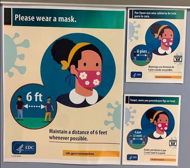 I love that my school and county support every student I teach. It's shown here at NSS with even the simplest things like our new COVID signs to remind students to wear their masks correctly. Thank you NSS for diversifying and celebrating all students! #WeAreNSS #ES5 #EDLD510S21