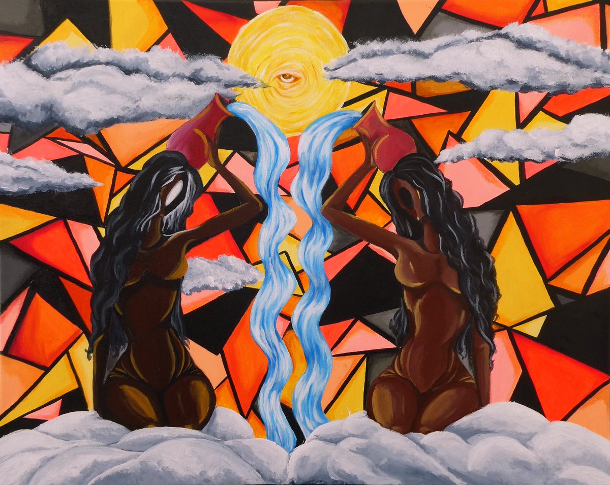 paintingshi's tweet photo. Welp this is finally done. How do you feel looking at this? I would like to know how this is affecting the humans. https://t.co/mUCjTCJ8jI