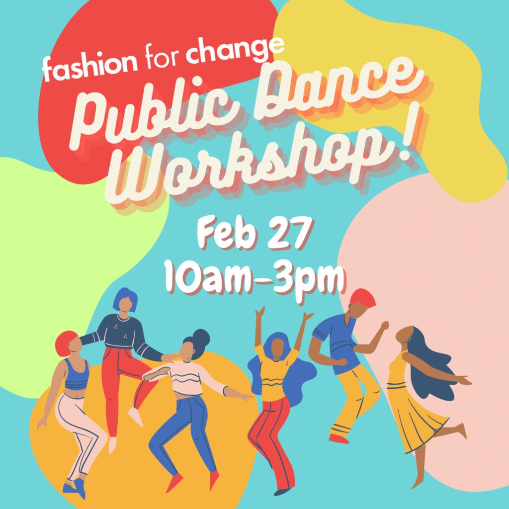 fshnforchange's tweet photo. FC will be hosting a public dance workshop which will be a “pay what you can” class for entry. Remember, you must include your name when you donate so we know who has paid 😃! We will be 
announcing choreographers and classes starting tomorrow ! 🗓 https://t.co/lZJs26UK0l