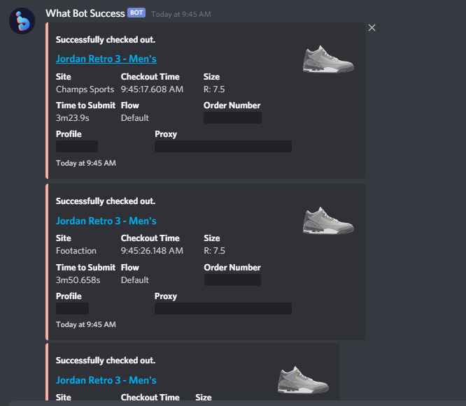 27 Jordan 1s and 20 Jordan 3s
<a href="/_hellworld/">Hell World</a>
<a href="/whatbotisthis/">WhatBot</a> 
<a href="/LiveProxies/">Live Proxies</a> 
<a href="/bruhnotify/">BruhNotify</a>