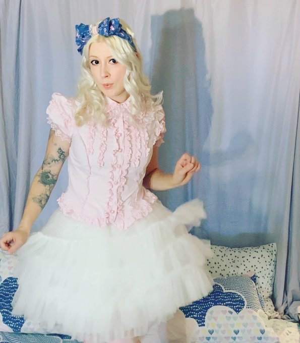 A #lolitafashion #lolitadress I made myself with the blouse being from @bodyline_tokyo #jsk #jumperskirt<a href="/tag/lolitafashion"class="tags">#lolitafashion</a><a href="/tag/lolitadress"class="tags">#lolitadress</a><a href="/tag/handmade"class="tags"><span>#handmade</span></a><a href="/tag/fairytale"class="tags"><span>#fairytale</span></a><a href="/tag/altmodel"class="tags"><span>#altmodel</span></a><a href="/tag/sewing"class="tags"><span>#sewing</span></a><a href="/tag/egl"class="tags"><span>#egl</span></a><a href="/tag/coord"class="tags"><span>#coord</span></a>