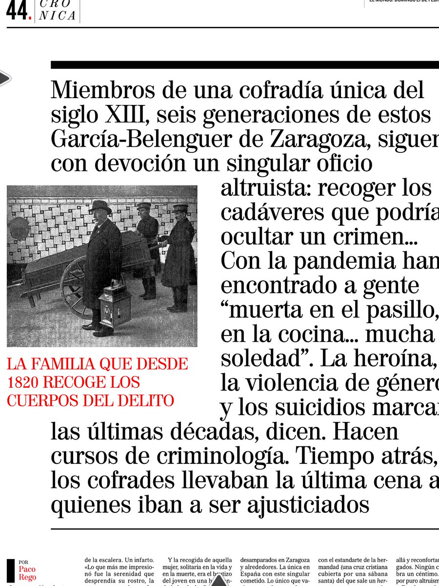 Una historia que arranca en el siglo XIII y llega hasta nuestros días... <a href="/PacoRego/">Paco Rego</a> la convierte en reportaje en las páginas de este <a href="/Cronica_ElMundo/">Crónica</a>