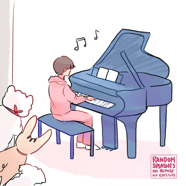 who's playing the piano? ?

#BTS #JIN #btsfanart @BTS_twt 