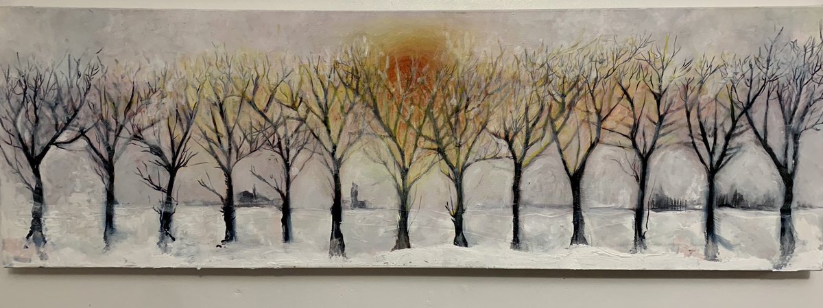 KathleenBedar12's tweet photo. Windbreak #oilpainting #landscape #winter #art #impressionism #Saskatchewan #praries https://t.co/u8Sli0PwtY