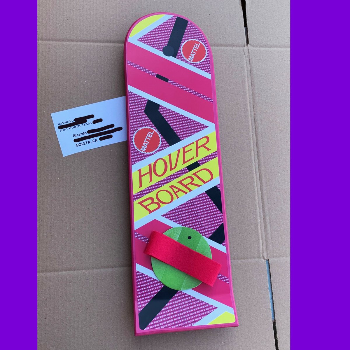deloreanDFW's tweet photo. Huge shout out to our new supporters this week!
Ricardo from Goleta, California and Johanna from France. Thank you!!
By ordering one of our hover boards funds goes to help maintain our 1981 #Delorean #cosplay 
Made in Texas.  Order your very own here: https://t.co/83M3Fo7iFA https://t.co/EVHFUwZE7y