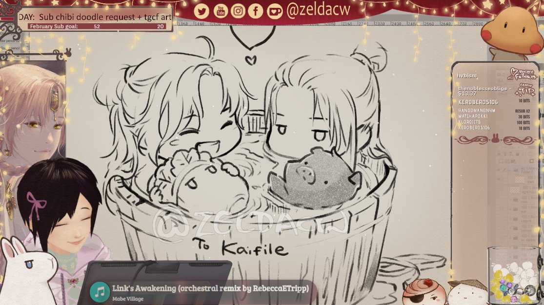 Art stream OvO)/
Chibi doodle requests and then working on new painting :3

https://t.co/2bd7dN9QC3 