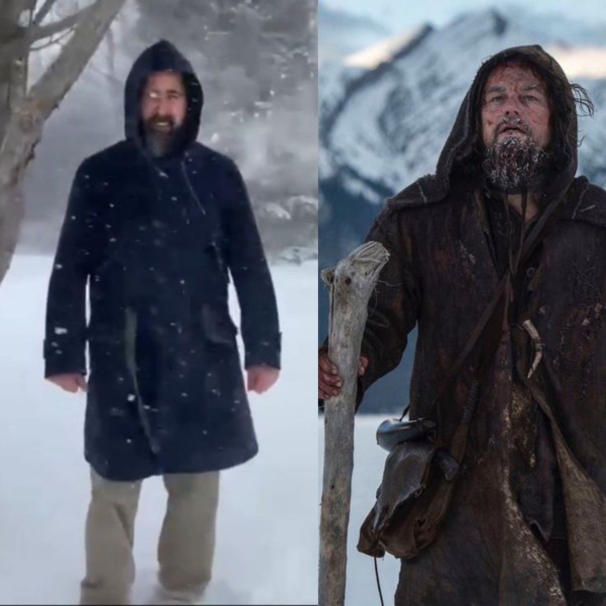 The Revenant (2015) 

Here we have Ronnie showing off his winter attire.  
#thekillers #ronnievannucci