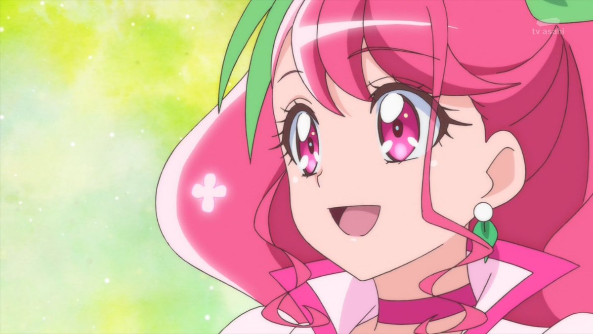 Or A キュアグレースがキュアサマーにバトンタッチ サマーのニヒヒが印象的 ヒーリングっどプリキュア ヒープリ Precure