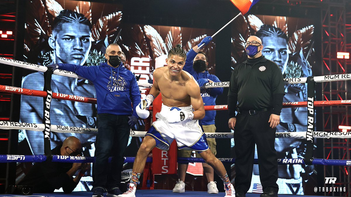 trboxing's tweet photo. X gave it to ‘em for 6 rounds clean 😤

@XanderZayas moves to 7-0 in his 2021 debut. 📈

#BercheltValdez | Undercard on ESPN+ https://t.co/zpoBYbJ2WE