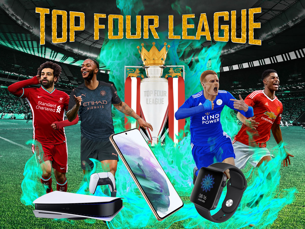 EPLManagerCom's tweet photo. 🏆 Top Four League
🎁 Prizes:
Winner: Samsung Galaxy S21
2nd place: PS5 
3rd place: Mi Watch Lite
From February 27 (MW26) to May 24 (MW38)
https://t.co/h3ViztWOSv
For Android https://t.co/CkGH7BDxP8
For iOS https://t.co/EL9Qq1FQ0l https://t.co/tEVgLpvkfv