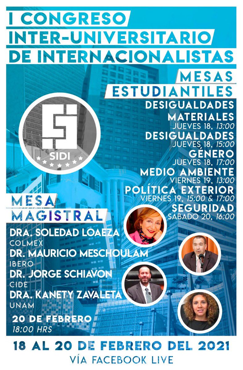 Estamos empezando la segunda intervención de nuestra mesa magistral. Participen en la ronda de preguntas. 🕊🌐 

facebook.com/SIDIMEXICORI/v…
