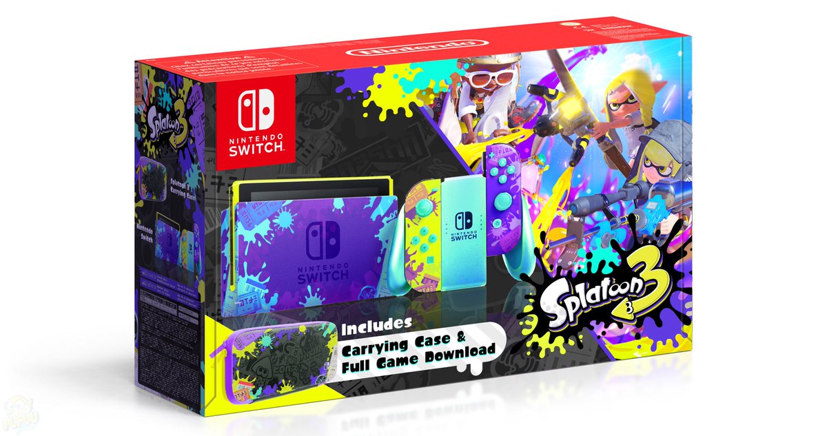 YOOOO NINTENDO REALLY POPPED OFF! This Splatoon 3 Nintendo Switch Edition looks sick, gonna preorder this 👀
#Splatoon3 #スプラトゥーン3