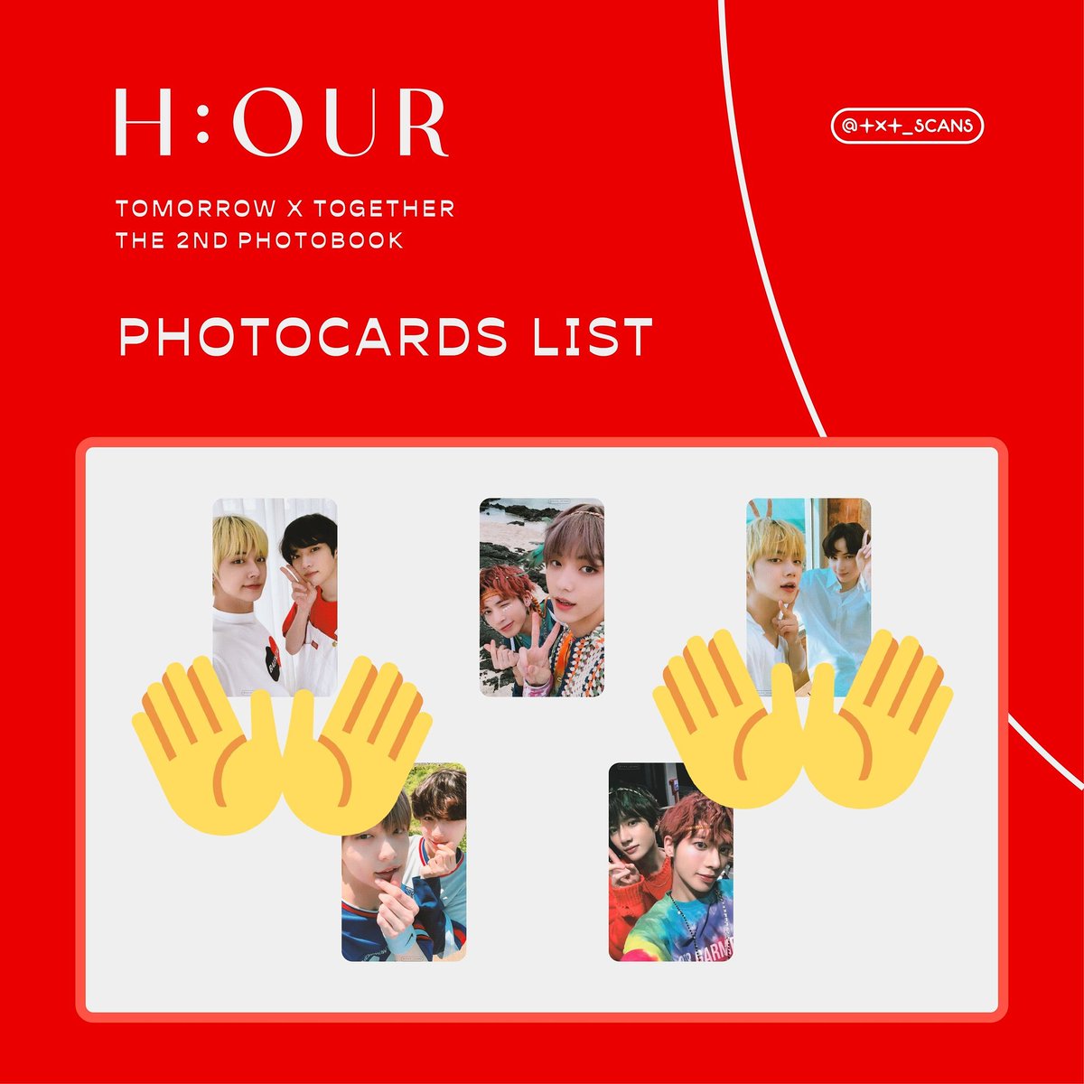 TXT 日本国字幕2ND フォトブック H：OUR TOMORROW X TOGETHER THE