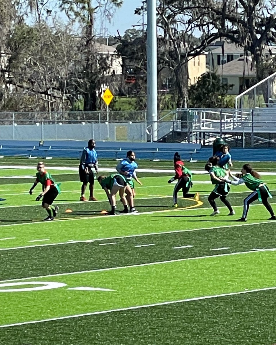 Good day today with our first Blue vs. Green scrimmage. Pizza party after!  And thanks WCOA for officiating!