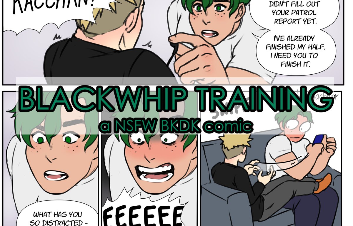 NSFW BKDK Comic - 'Blackwhip Training'

x.com/i/events/13632…
