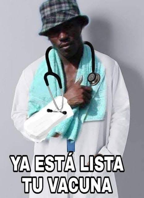 NegroReload's tweet photo. Atento aviso del Doctor Gatell para todos aquellos que andan con su mamada del Dr. Muerte.
Se las van aplicar en una sola dosis y con efecto sexenal x qleros. 😀😀 https://t.co/V5YU8jEZMR