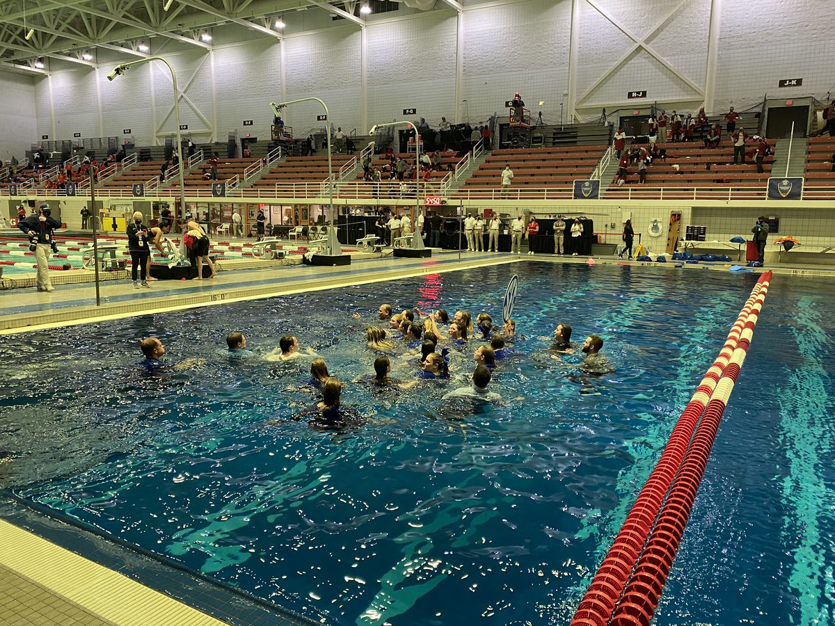 GregSankey's tweet photo. Pool party for the 2021 @SEC Women’s Champion @UKSwimDive with @UKMitchBarnhart making the commitment to swim! https://t.co/bs49VjVzFj