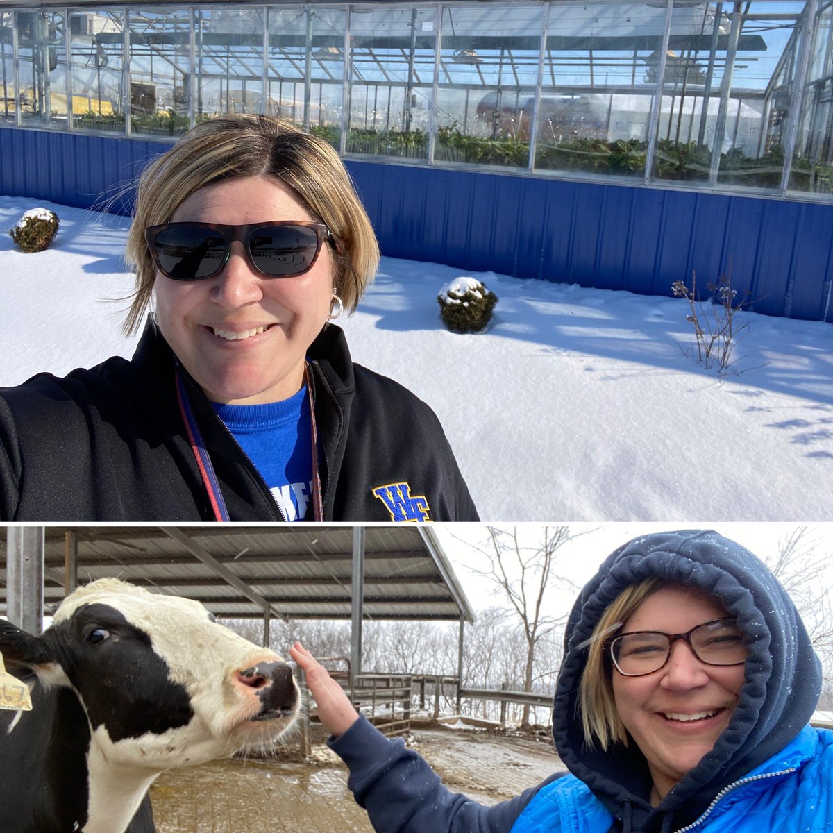 wehsffa's tweet photo. Sun or Snow... I ❤️ being an AG teacher at WEHS!!! #WEareffa @wehsffa @WEHSRaiders https://t.co/p5vDH2eEBy