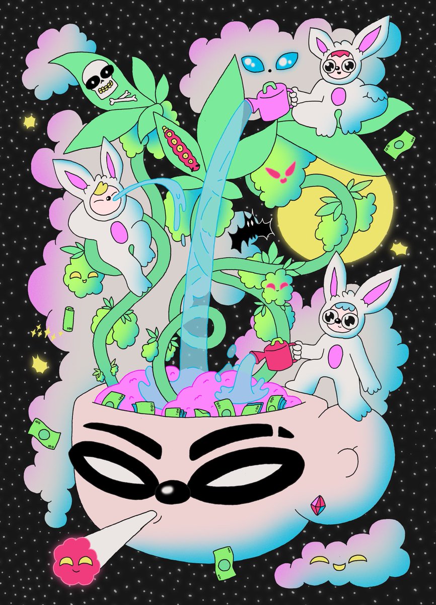 clarupan's tweet image. My piece for the ⁦@nftboxes⁩ project by ⁦@pranksyNFT⁩ and ⁦@JohnOrionYoung⁩ 🌱