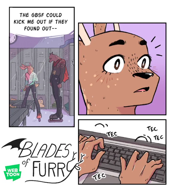 Blades of Furry episode 12 out NOW!! We lovingly called this one "Bella Googling Vampires" during production ?
Link below ?
#BladesofFurry #webtoon 