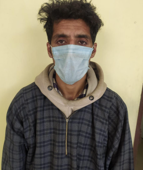 ANI's tweet photo. Rah Hussain Bhat, an overground worker of Al Badr terror outfit has been arrested in the case of recovery of IED at the Jammu bus stand on February 14. He was in direct contact with Pakistan handlers involved in the conspiracy to carry out IED attack at Jammu: J&amp;K Police https://t.co/6m33Fax5PE