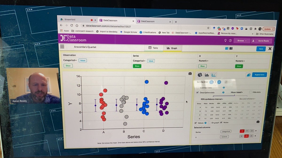 feetetweet's tweet image. @AaronReedy 3 presentations on #visualisingdata &amp;amp; @DataClassroom #21clhkonline is brilliant. 

I love how he expresses the need to connecting real world science and math! It is so powerful and tells the depth of the story behind the data. 

Connecting math to the why!