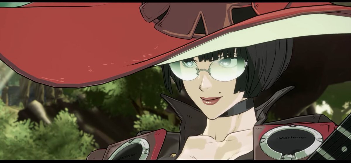 going to do a Strive I-no trailer mini analysis. this won't cover everything, but I do want to point out some interesting things I noticed

first note: big hat