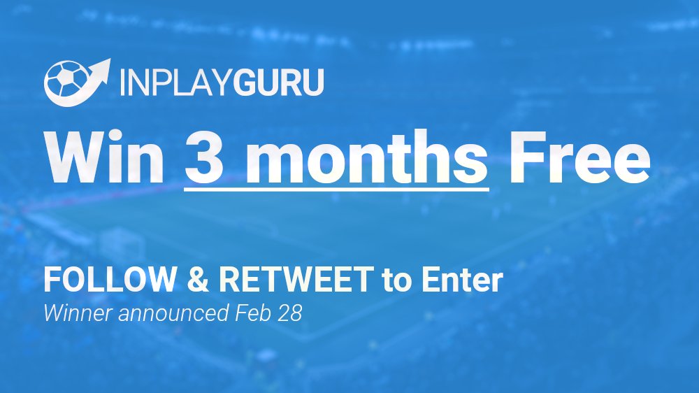InPlayGuruCom's tweet image. Here's the first InPlayGuru #giveaway! Don't miss out on this chance for a free subscription, for existing and new users!

😍 Win 3 MONTHS FREE access
🔁 Follow + RT to enter
👉🏼inplayguru.com