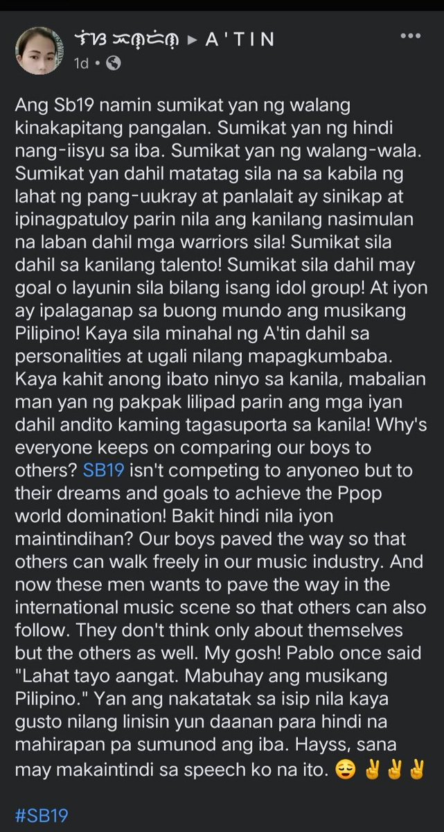 kenzie19_10969's tweet photo. 😭 tumpak na tumpak po😭😭

@SB19Official #SB19 https://t.co/uNf6wjeZye