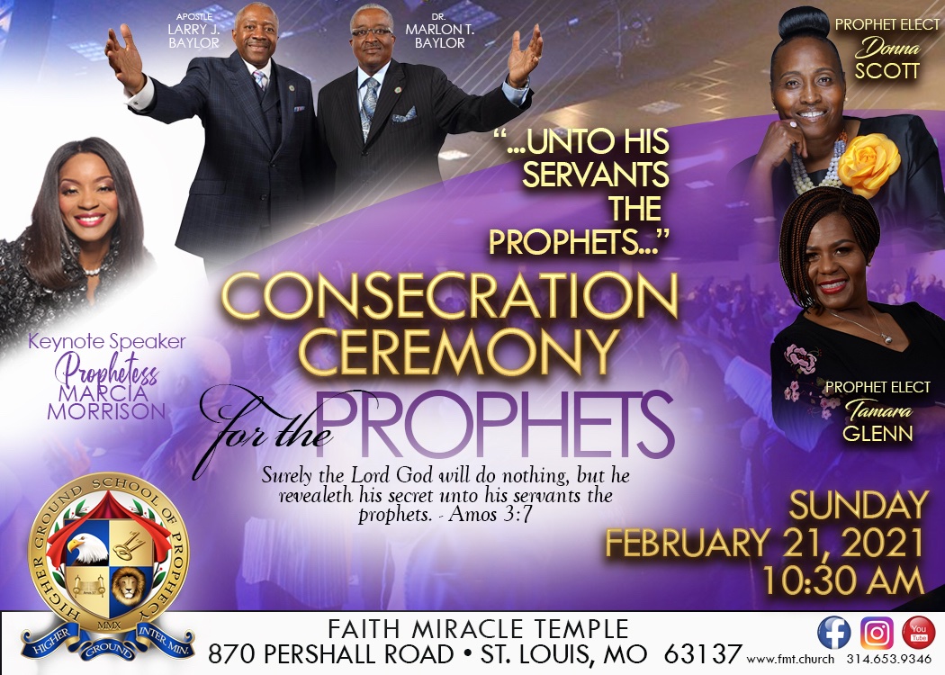ProphtessMarcia's tweet photo. It happens SUNDAY, February 21 st!!! WATCH LIVE - Prophetic Consecration Ceremony at 10:30 am CT! Tune in LIVE at https://t.co/FHM40ZeQws. https://t.co/durOqRMAyQ