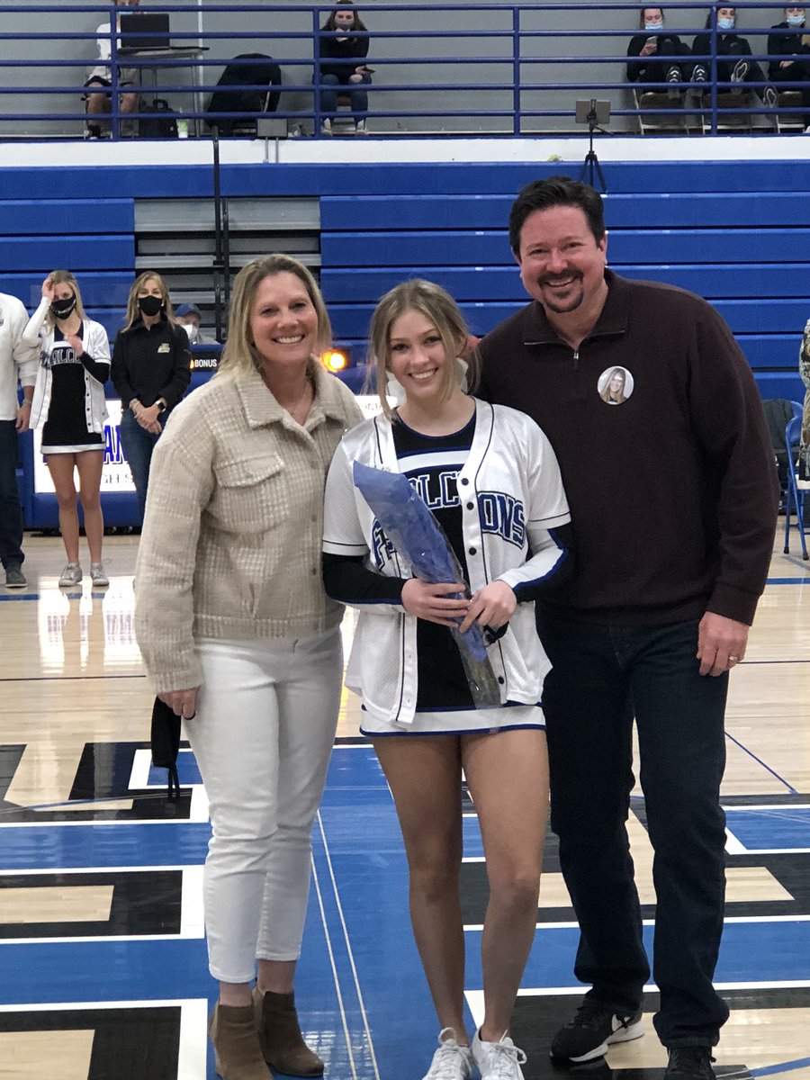 HRHSAthletic's tweet photo. Thank you @colburn_abby for all you do for @HRHSFalconCheer #Senior #ThugLife #AllinRanch https://t.co/wGB6a5alBB